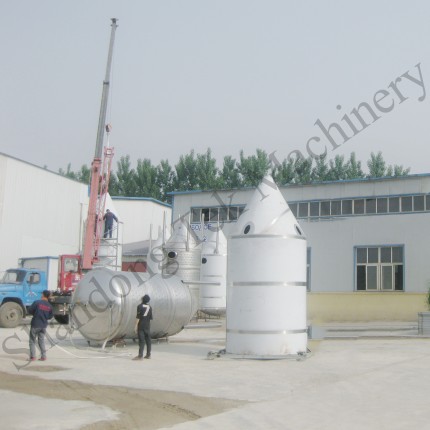 10 Ton Beer Tank on Building